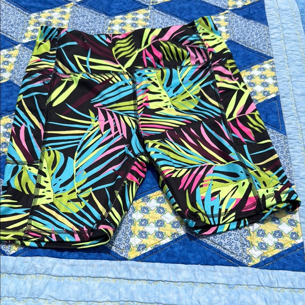 Tropical Print Men's Shorts